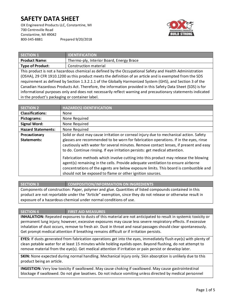 thumbnail of SDS_Thermoply-InteriorBoard-EnergyBrace_2018_0924