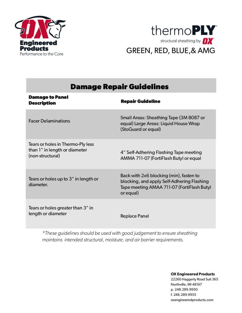 thumbnail of Tply damage repair guidelines