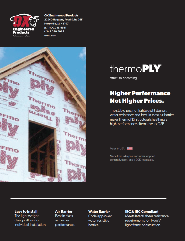 Thermo Ply Brochure Thumbnail OX Engineered Products