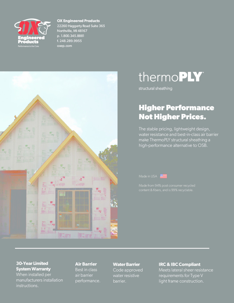 thumbnail of Thermo Ply brochure