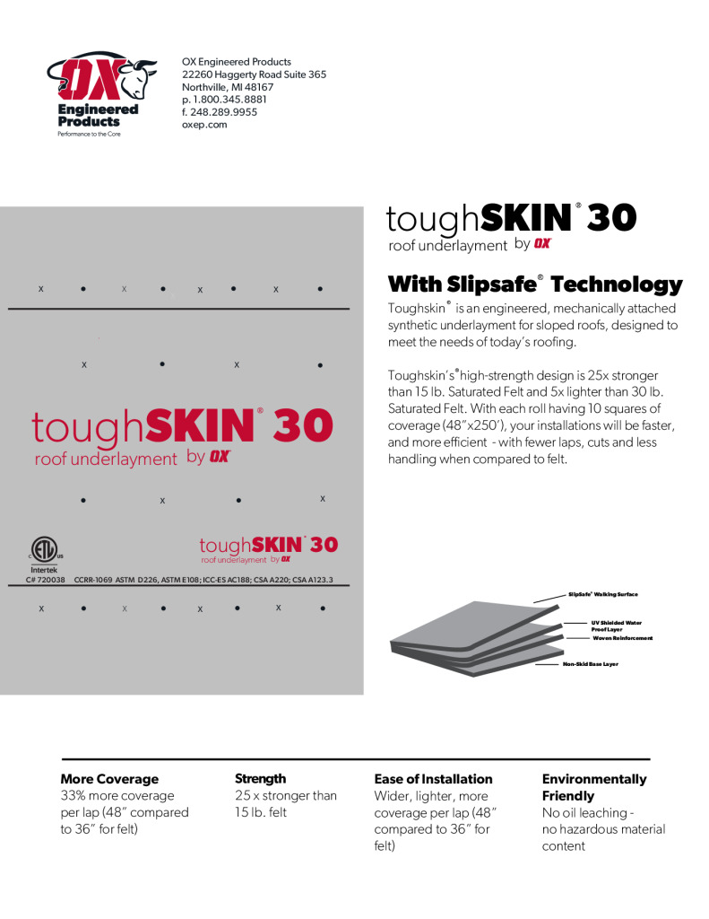 thumbnail of Toughskin 30 Brochure