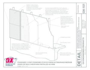 thumbnail of Tply ISO RED Standard 3 Coat Stucco Finish with drainage drawing